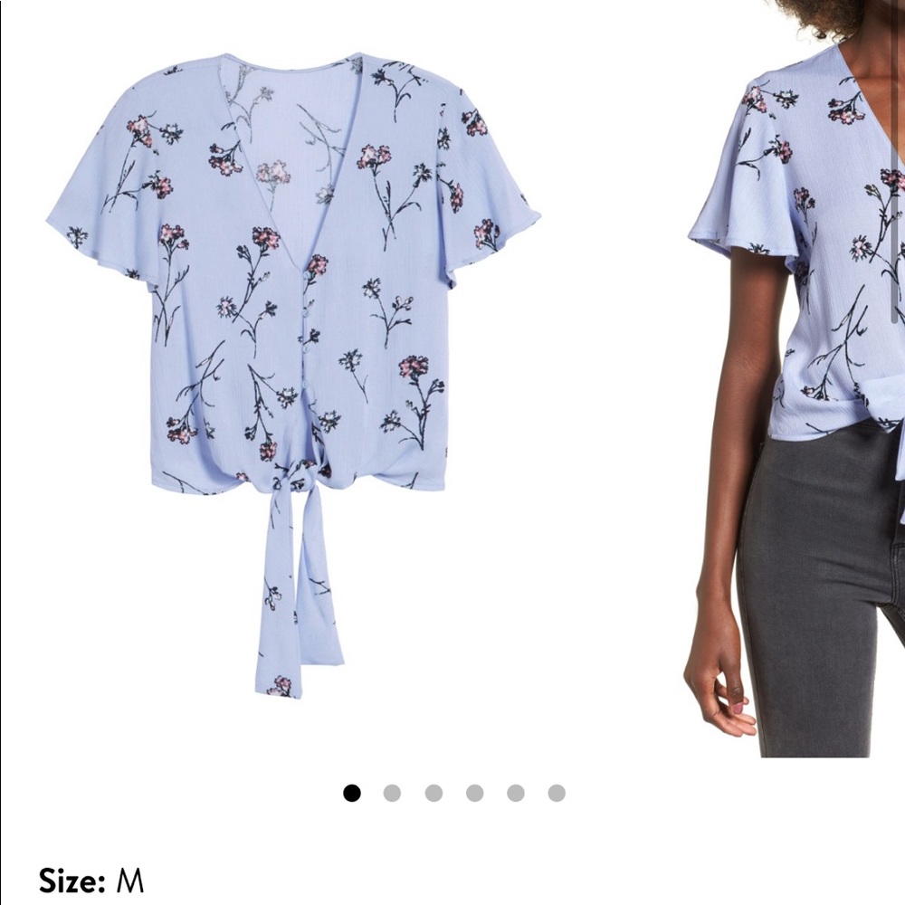 Knot front shirt